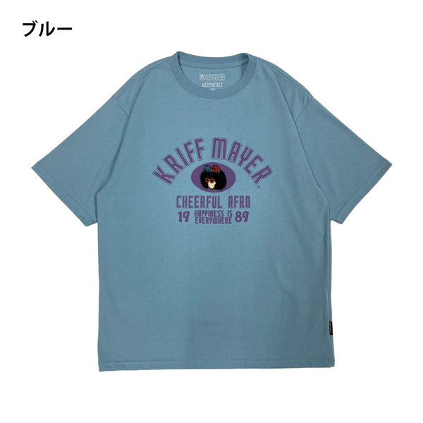 KRIFF MAYER ( クリフメイヤー ) ウェットプロテクトTシャツ | アフロカレッジ | 2557805 | 半袖 | Tシャツ | 汗染み防止 | 防汚 | 接触冷感 | メンズ | ユニセックス | 刺繍 | 可愛い | くりふめいやー