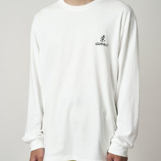 GRAMICCI ( グラミチ ) ワンポイントロゴロングスリーブTシャツ | 長袖 | ウェア | トップス | 長袖Tシャツ | シンプル | G5FU-T100 | カジュアル | ホワイト | ブラック | ぐらみち | ユニセックス | Tシャツ