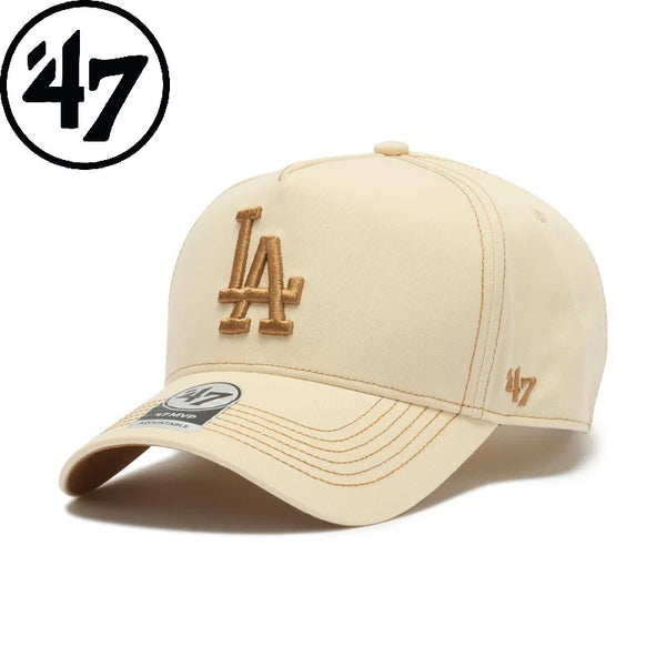 '47 ( フォーティーセブン ) '47 エムブイピー ロサンゼルス・ドジャース Contrast Stitch ナチュラル | 帽子 | キャップ | ステッチワーク | シンプル | サイズ調整 | アウトドア | お出かけ | レジャー | キャンプ | 14858412