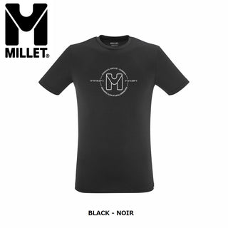 MILLET ( ミレー ) ウビック ライト ショートスリーブ Tシャツ | 半袖 | 夏 | 通気性 | 速乾 | 耐久性 | ドライ | アウトドア | キャンプ | レジャー | MIV10464-N0247 | ブラック | 黒色 | みれー | 半袖シャツ | 軽い | 軽量