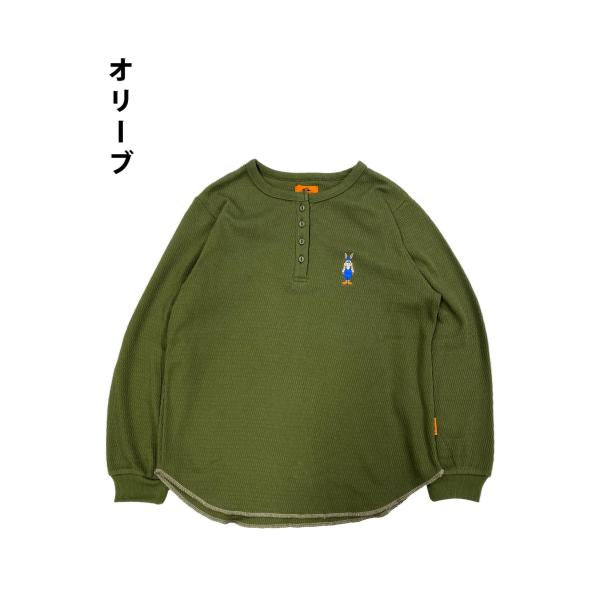 KRIFF MAYER ( クリフメイヤー ) ハニカムワッフルワンポイントロンT | LADYS | レディース | W2537820 | ウェア | トップス | ロンT | 長袖 | ワンポイント | Tシャツ | カジュアル | くりふめいやー