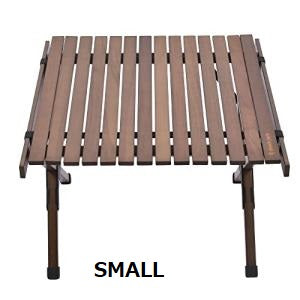 【 SALE 】 peace park ( ピースパーク ) フォールディングウッドテーブル | ラージ | ミディアム | スモール | ブラウン | キャンプテーブル | テーブル | 大きめ | 木製 | ウッドテーブル | 天然木 | ファミリーキャンプ | シンプル