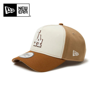 NEW ERA ( ニューエラ ) 9FORTY A-Frame Pancakes ロサンゼルス・ドジャース トーステッドピーナッツ/ワインコーク カーキバイザー | 帽子 | キャップ | 日よけ | アウトドア | レジャー | キャンプ | 14388666 | スナップバック | ユニセックス | サイズ調整