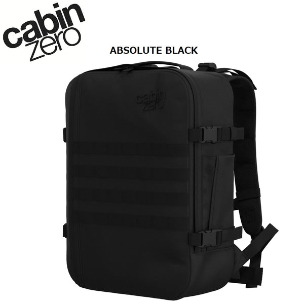 CABINZERO ( キャビンゼロ ) ミリタリーバックパック MILITARY STYLE 36L | アブソリュートブラック | CZ-181401 | CZ-181403 | ミリタリーグリーン | アウトドア | 旅行 | キャンプ | トラベル | きゃびんぜろ