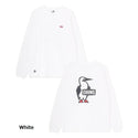 CHUMS ( チャムス ) ブービーロゴロングスリーブTシャツ | ロンT | ロングTシャツ | 長袖 | 長袖Tシャツ | バックプリント | ホワイト | ブラック | CH01-2727 | お出かけ | トップス | アパレル | ちゃむす