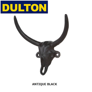 DULTON ( ダルトン ) BULL SKULL HOOK ブル　スカル フック | 雄牛 | アイアン製 | インテリア | かっこいい | 男前 | 実用性 | アンティーク | プレゼント | ギフト | S555-379ABK | だるとん