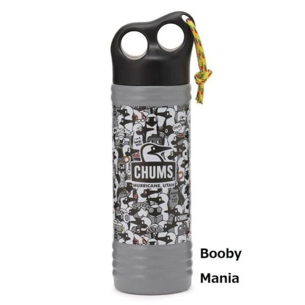 CHUMS ( チャムス ) キャンパーウェーブボトル 500ml パターン CH62-2274 水筒 ステンレスボトル 真空断熱 保温 保冷 ウォーターボトル マグ ボトル キャンプ アウトドア レジャー 通勤 通学