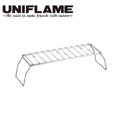 UNIFLAME ( ユニフレーム ) クッカースタンド450 | 調理 | 料理 | スタンド | コンパクト | ロングサイズ | 調理スタンド | アウトドア | キャンプ | ステンレス | 直火OK | 20kg | 610824 | ゆにふれーむ | 焚火