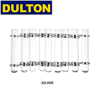 DULTON ( ダルトン ) LINK TUBE VASE リンク チューブ ベース | ゴールド | シルバー | 試験管 | 花瓶 | ガラス | ブラシ付 | オシャレ | ダイニング | 部屋 | 華やか | CH03-V76 | だるとん