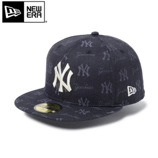 NEW ERA ( ニューエラ ) 59FIFTY MLB Jacquard ニューヨーク・ヤンキース ブラック | 帽子 | キャップ | 日よけ | オシャレ | 可愛い | フラットバイザー | ユニセックス | お出かけ | アウトドア | 14745152 | にゅーえら