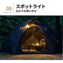 WAQ ( ワック ) Hang Light Mini | ランタン | 小型 | 充電式 | アウトドア | キャンプ | レジャー | 散歩 | 吊り下げ | 防災 | ライト