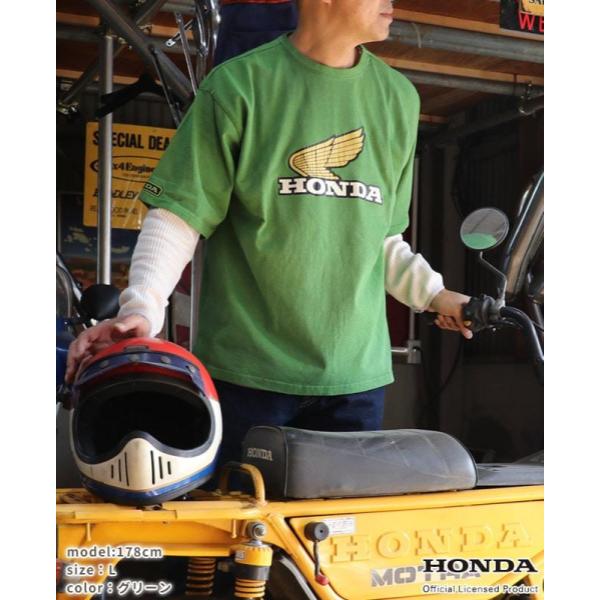 KRIFF MAYER ( クリフメイヤー ) HONDAコラボT ( WING ) MENS | LADYS | 2457201 | メンズ | レディース | ユニセックス | トップス | 半袖 | コラボ | ホンダ | ヴィンテージ感 | ウェア | 夏服 | 綿100% | アメカジ | シンプル | くりふめいやー