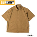 GRIP SWANY ( グリップスワニー ) 【 GSMSH0015 】 GS AIRFLOW SHIRT | シャツ | 半袖シャツ | 襟付き | 速乾性 | 通気性 | アウトドア | レジャー | キャンプ | ポリエステル100% | スマホ入れ | ぐりっぷすわにー