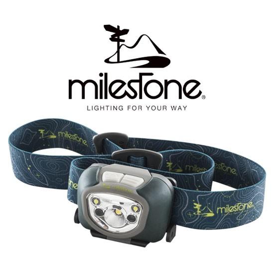 milestone ( マイルストーン ) MS-B4ヘッドランプ | MS-B4 | TBティールブルー | ランニング | キャンプ | アウトドア | ハイキング | 登山 | ヘッドライト | ヘッドランプ | 小型 | まいるすとーん