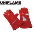 UNIFLAME ( ユニフレーム ) キャンプグローブ レディース | グローブ | 耐熱 | BBQ | アウトドア | キャンプ | ミトン | 料理 | 焚き火 | 焚火 | 牛革 | キッチン | 665466 | ゆにふれーむ | 女性用