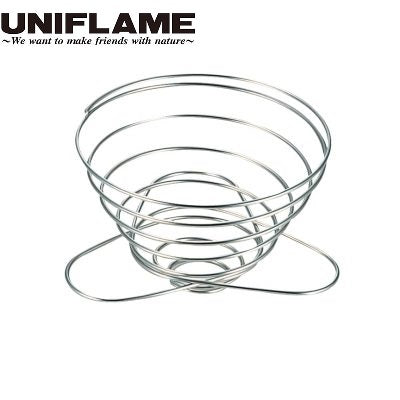 UNIFLAME ( ユニフレーム ) コーヒーバネットgrande | ドリッパー | 薄い | コンパクト | 持ち運び | アウトドア | キャンプ | 珈琲 | コーヒー | コーヒーアイテム | 4人用 | 大きめ | ファミリーキャンプ | ゆにふれーむ | 664018
