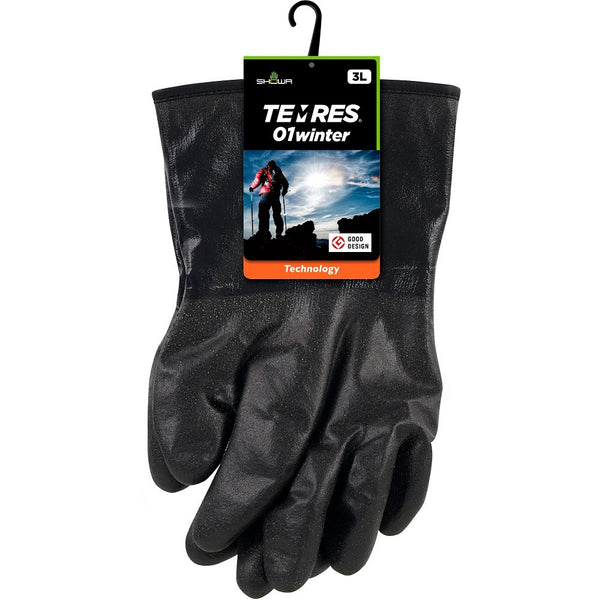 TEMRES ( テムレス ) 01 ウインター 01winter | 防寒グローブ | 防水グローブ | グローブ | アウトドア | 作業 | ブラック | 黒色 | シンプル | 冬 | 蒸れにくい | 軽い | 軽量 | てむれす | 手袋