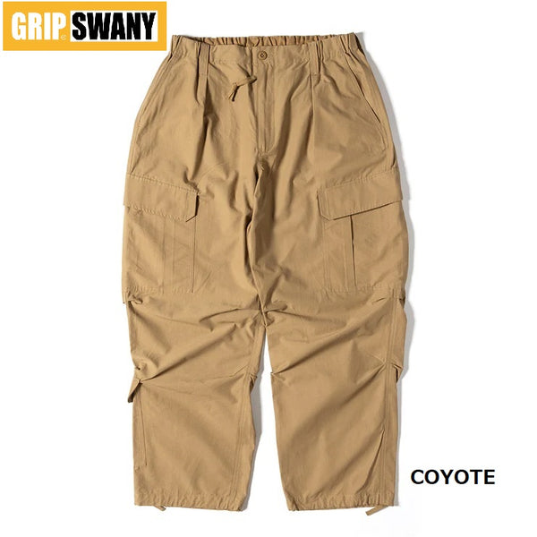 GRIP SWANY ( グリップスワニー ) 【 GSMP0022 】 GS CARGO PANTS | パンツ | ロングパンツ | ボトムス | カーゴパンツ | アウトドア | レジャー | キャンプ | ナイロン | コットン | ドローコード | タフ | 動きやすい | ぐりっぷすわにー