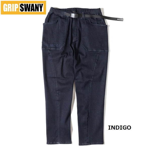 GRIP SWANY ( グリップスワニー ) 【 GSW-47 】 W’S JOG 3D PANTS STRETCH DENIM デニム | パンツ | アウトドア | キャンプ | ストレート | 動きやすい | ポケット | 大容量 | レジャー | ストレッチ | レディース | ウィメンズ