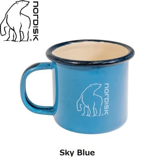 Nordisk ( ノルディスク ) Madam Blå Cup Small 250ml | Cream | Sky Blue | マグカップ | 食器 | アウトドア | キャンプ | 食卓 | プレゼント | シンプル | 可愛い | ロゴ | 琺瑯 | エナメル