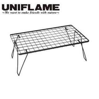 UNIFLAME ( ユニフレーム ) フィールドラック ブラック | 611616 | アウトドア | キャンプ | 棚 | ラック | コンパクト | フラット | 30kg | 耐荷重 | アウトドア用品 | キャンプ用品 | シンプル | 使いやすい