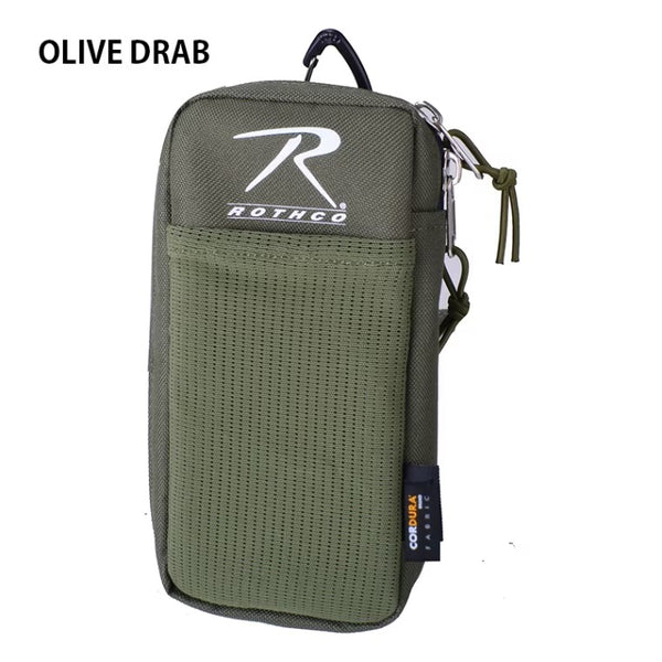 Rothco ( ロスコ ) キャンプ ポーチ | ミリタリーポーチ | スマホ収納 | スマホポーチ | バッグ装着 | バックパック | 登山 | アウトドア | キャンプ | ハイキング | 小物収納 | 41007 | ろすこ