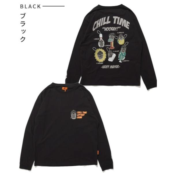 KRIFF MAYER ( クリフメイヤー ) チルタイムロンT ( キーホルダー ) MENS | メンズ | 2517808 | トップス | 長袖 | ウェア | 長袖シャツ | Tシャツ | ユニセックス | バックプリント | くりふめいやー | お出かけ | アウトドア | キャンプ | レジャー