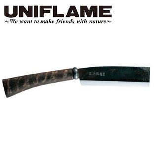 UNIFLAME ( ユニフレーム ) つるばみ鉈 | 鉈 | ナタ | アウトドア | キャンプ | 薪割り | 手作り | ロゴプレート | シース | 684115 | ゆにふれーむ