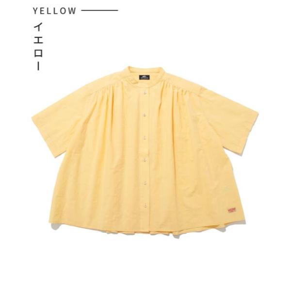【 SALE 】 KRIFF MAYER ( クリフメイヤー ) ボックスギャザー半袖シャツ | LADYS | W2545115 | 半袖 | 体型カバー | 綿100% | シンプル | カジュアル | 大人カジュアル | お洒落 | お出かけ | くりふめいやー
