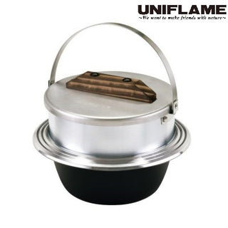UNIFLAME ( ユニフレーム ) キャンプ羽釜 5合炊き | 米 | 炊飯 | アウトドア | キャンプ | 美味しい | ご飯 | 5合 | 大人数 | BBQ | 白米 | 料理 | 調理器具 | 660201 | ゆにふれーむ | クッカー | ライスクッカー