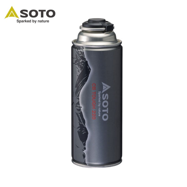SOTO ( ソト ) CB TOUGH 220 | ST-712 | カセットガス | CB缶 | アウトドア | キャンプ | 登山 | ハイパワー | 新富士バーナー | そと | 料理 | 調理 | 持ち運び | 防災 | 災害対策