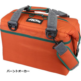 【 新色 】 AO Coolers ( エーオークーラーズ ) 24パック キャンバス ソフトクーラー | クーラーバッグ | 運動会 | ピクニック | キャンプ | アウトドア | レジャー | 保冷 | 人気 | 定番 | バーントオーカー | クールグレー