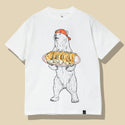 go slow caravan ( ゴースローキャラバン ) USA/C 餃子クマ TEE | MENS | WOMENS | シャツ | Tシャツ | ウェア | トップス | 半袖 | プリントT | クマ | 中華 | 可愛い | 341913 | カジュアル
