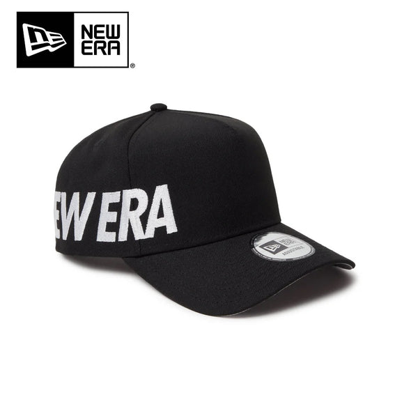 NEW ERA ( ニューエラ ) 9FORTY A-Frame Essential ワードマークロゴ ブラック | 帽子 | 黒 | 日よけ | お出かけ | レジャー | オシャレ | ロゴ | アウトドア | 14388672 | スナップバック | ユニセックス