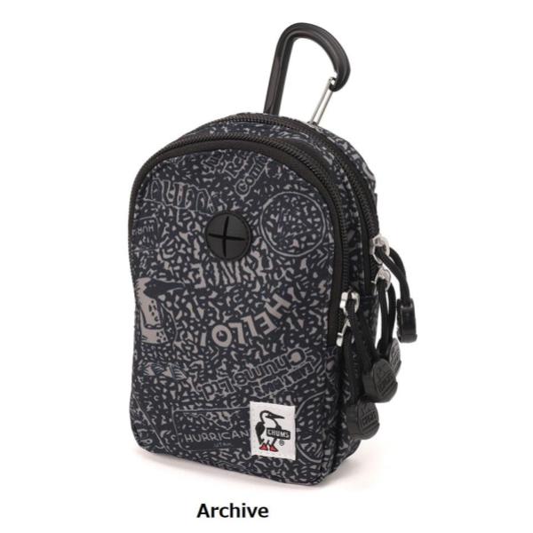 CHUMS ( チャムス ) リサイクルポータブルミュージックポーチ | ポーチ | ケース | スマホ収納 | カラビナ付き | CH60-3983 | アウトドア | キャンプ | お出かけ