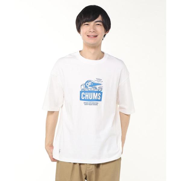 CHUMS ( チャムス ) スペースブービーTシャツ | トップス | Tシャツ | 半袖シャツ | 半袖 | 半袖Tシャツ | アウトドア | キャンプ | CH01-2545 | ロゴ | プリント | ブービー | ブービーバード | オーバーサイズ | 宇宙