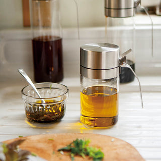 DULTON ( ダルトン ) OIL ＆ VINEGAR BOTTLE オイル ＆ ビネガー ボトル 500ml | 350ml | 200ml | キッチン用品 | シンプル | 注ぎ口 | 小さめ | 酸化しにくい | スピーディー | フタ | R615-738 | だるとん