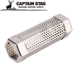 CAPTAIN STAG ( キャプテンスタッグ ) ステンレス スモーク＆ファイアウッド 15cm | アウトドア | キャンプ | BBQ | バーベキュー | 火起こし | ショートサイズ | ソロキャンプ | 繰り返し使える | 焚き火 | UG-3335 | きゃぷてんすたっぐ