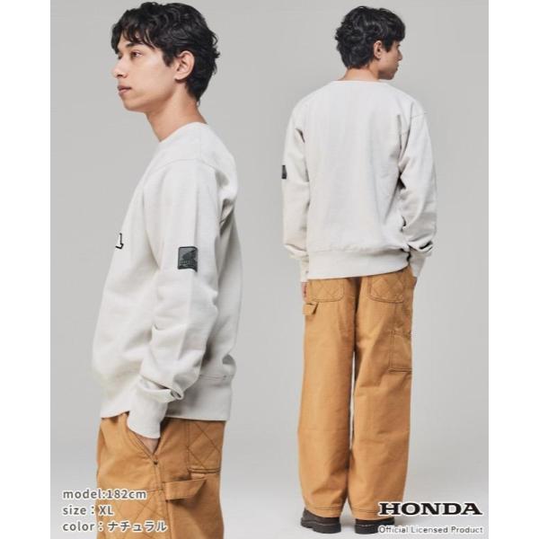 KRIFF MAYER ( クリフメイヤー ) HONDAコラボクルー ( WING ) MENS | メンズ | LADYS | レディース | 2527204 | スウェット | 長袖 | ホンダ | コラボ | レジャー | お出かけ | ワッペン | くりふめいやー