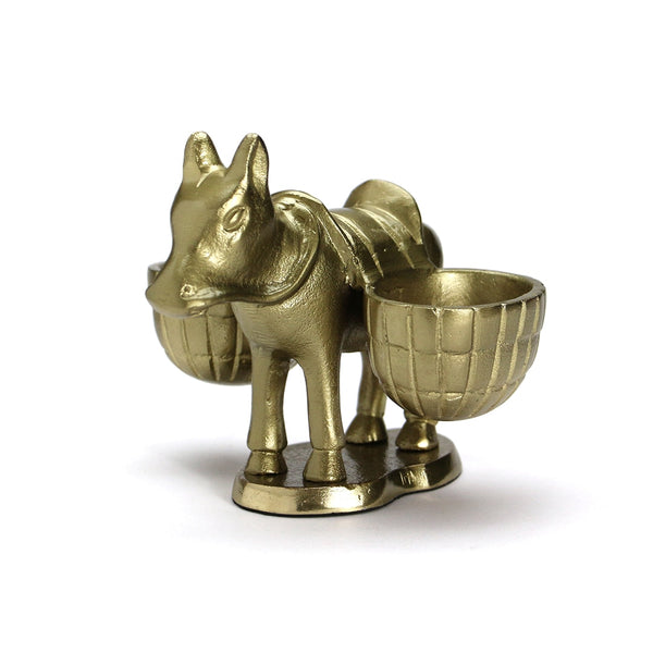DETAIL ( ディテール ) Donkey And Basket " Gold "ドンキーアンドバスケット " ゴールド "  ロバ | モチーフ | 小物入れ | 鍵入れ | 玄関 | オフィス | 置物 | デスク | H0137 | でぃてーる