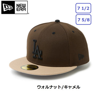 NEW ERA ( ニューエラ ) 59FIFTY powered by GORO ( min-nano ) ロサンゼルス・ドジャース ウォルナット/キャメル | 帽子 | キャップ | フラットバイザー | ユニセックス | 14880417 | にゅーえら