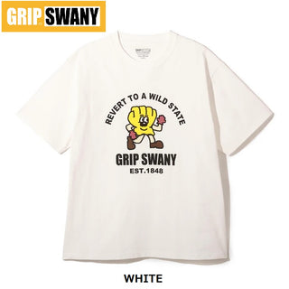 GRIP SWANY ( グリップスワニー ) 【 GSMCT-118 】 SWANY BOY TEE | 半袖 | Tシャツ | 半袖Tシャツ | プリントT | アウトドア | キャンプ | レジャー | お出かけ | ウェア | アパレル | 夏服 | ぐりっぷすわにー