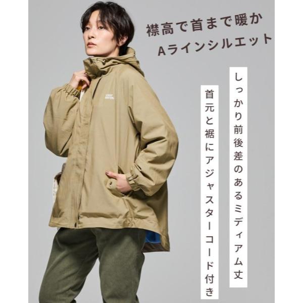 KRIFF MAYER ( クリフメイヤー ) ゆったりAラインマンパ | LADYS | レディース | W2517825 | アウター | マウンテンパーカー | 上着 | アウトドア | キャンプ | レジャー | フリース | 暖かい | Aライン | ゆったり | 動きやすい | 体型カバー | くりふめいやー