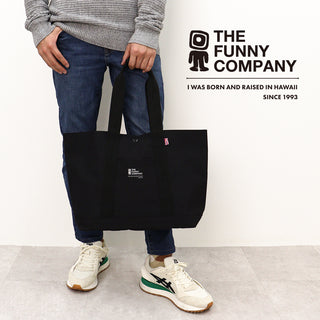 THE FUNNY COMPANY ( ザ ファニーカンパニー ) 64CLOTH BLACK | TFC-6040-007-001 | トートバッグ | バッグ | 大きめ | 黒色 | ブラック | 撥水 | 通気性 | ハリ感 | 光沢 | 丈夫 | 通勤 | 通学