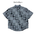 KRIFF MAYER ( クリフメイヤー ) パッチワーク半袖シャツ | MENS | 2553100 | メンズ | 半袖 | カジュアルシャツ | BBQ | フェス | オシャレ | 夏シャツ | トップス | 大人カジュアル | ゆったり | 春夏 | くりふめいやー