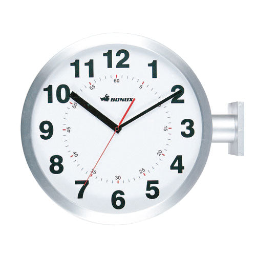 DULTON ( ダルトン ) DOUBLE FACE WALL CLOCK SILVER | 時計 | 掛け時計 | 両面掛け時計 | オシャレ | シンプル | スウィープムーブメント | インテリア | S82429SV | だるとん