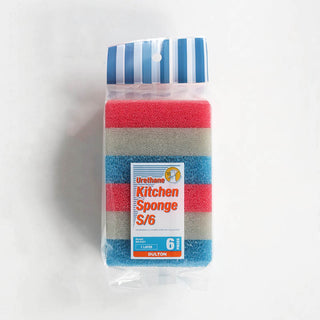 DULTON ( ダルトン ) URETHANE KITCHEN SPONGE SET OF 6 ウレタン キッチン スポンジ 6pcs セット | 掃除 | 掃除用品 | カラフル | キッチン | 消耗品 | シンプル | だるとん | RN-0431