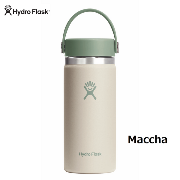 Hydro Flask ( ハイドロフラスク ) 16 oz Wide Mouth ハイドロフラスク ボトル 473ml | 日本限定 | ボトル | アウトドア | キャンプ | ジム | 持ち運び | 通勤 | 通学 | 花見 | 保温 | 保冷 | OMOMUKI | 水筒