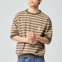 KRIFF MAYER ( クリフメイヤー ) チルタイムボーダースウェットT | MENS | 2547807 | メンズ | ボーダー | 半袖 | シャツ | カジュアル | ワンポイント | 半袖Tシャツ | キャンプ | お出かけ | アウトドア | くりふめいやー