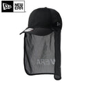 NEW ERA ( ニューエラ ) 9THIRTY サンシェード Tech Multi Mesh ブラック | アウトドア | 帽子 | キャップ | メッシュ | 通気性 | キャンプ | 登山 | レジャー | ユニセックス | ポリエステル | 首 | 日よけ | 14774412 | にゅーえら